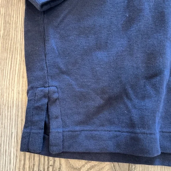 Polo Ralph Lauren Big & Tall Estate Rib Quarter-Zip Pullover Navy Blue XXL - Picture 8 of 13